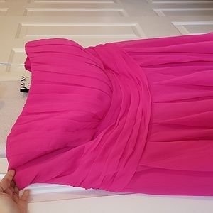Strapples Hot Pink Dress